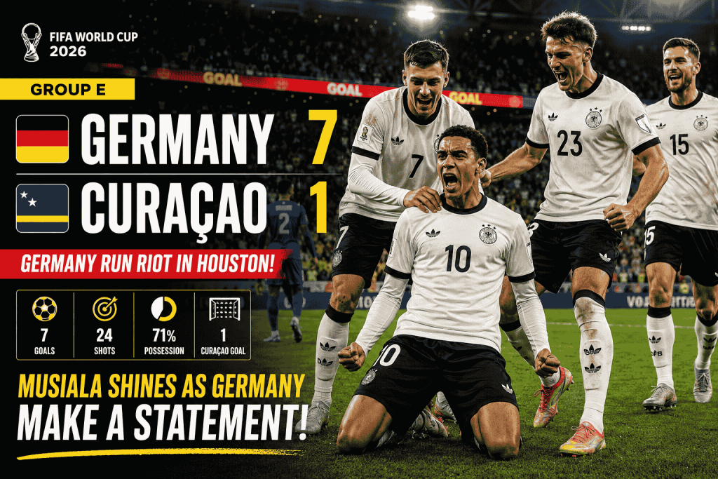 Germany 7-1 Curaçao